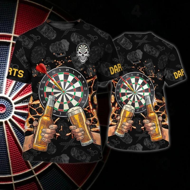 Dart Roulette 3D Printed Club Bar Fashion Sports Men's And Women's Casual