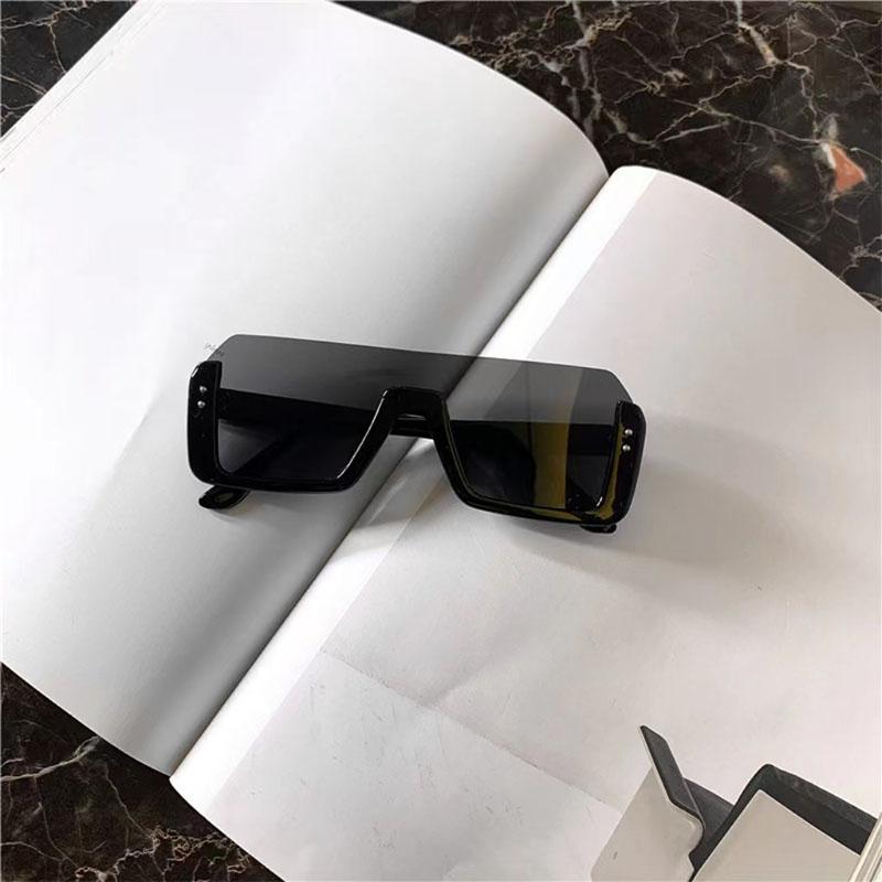 New Half Frame Square Sunglasses Women'S Brand Designer Fashion Sun Glasses Women'S Summer Leisure Eyewear Uv400