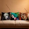 Game Y-Your T-Turn to D-Die Pillow Covers Cartoon Sofa Decorative Home Double-sided Printing Short Plush Cute Cushion Cover