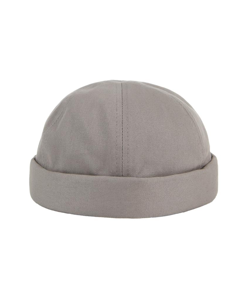 Bajal Twill Metal Buckle Watch Cap Grey