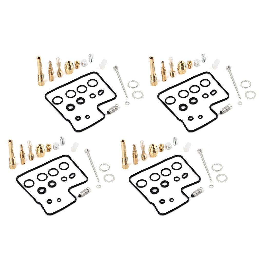 4 Sets Motorcycle Carburetor Repair Kit Rebuilt Parts Fit for Honda V45 MagnaVF750VF750S