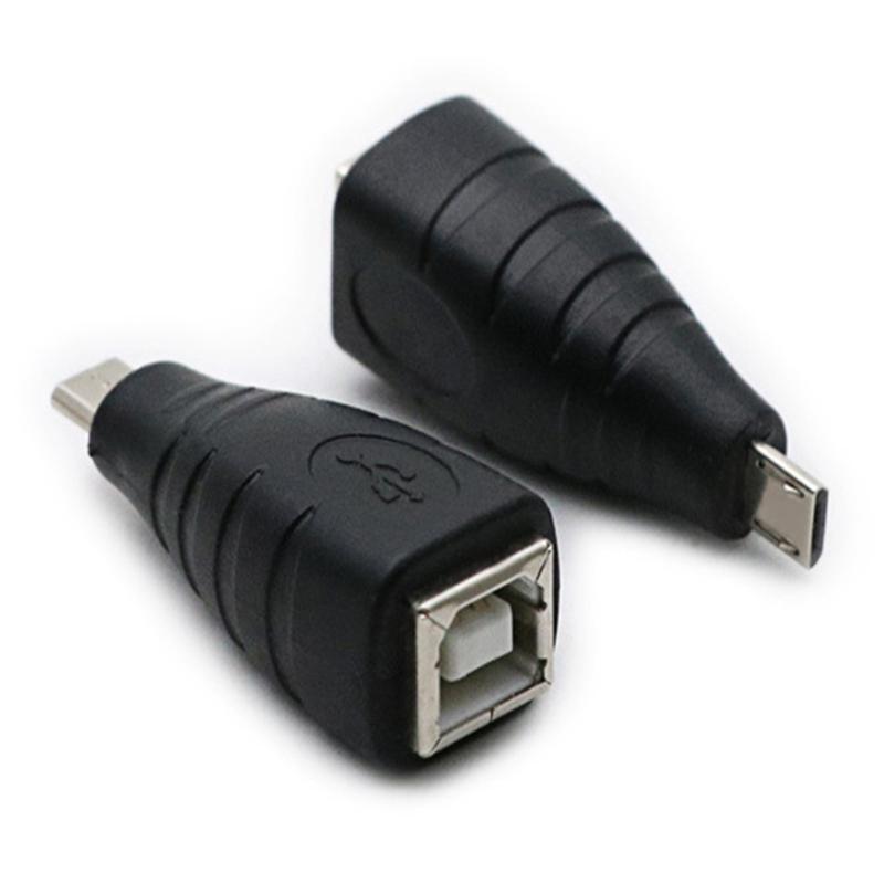 Compactly Micros USB 5Pin Male To USB2.0 Type B Female Converters Plugs Compatible for Tablets Phones Accessories