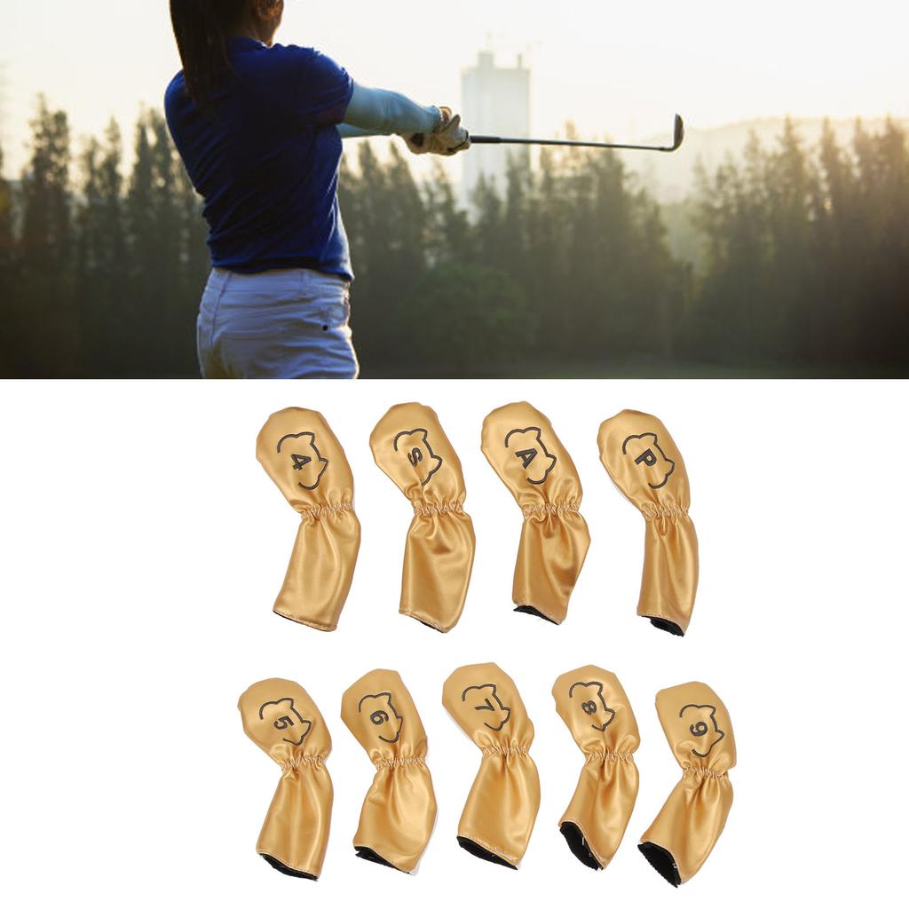 9PCS     Hd Cover PU Waterproof Double Sided Embroidery Protective   Hd Cover for Training