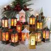 1PCS Christmas Decorations Small Lanterns Candle Lamps Electronic Snowman Night Lights Christmas Gifts Desktop Ornaments