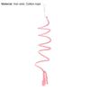 Parrot Climbing Toy Spiral Shape Bite Resistant Bright Color Tassel Design Wear-Resistant Relieve Stress
