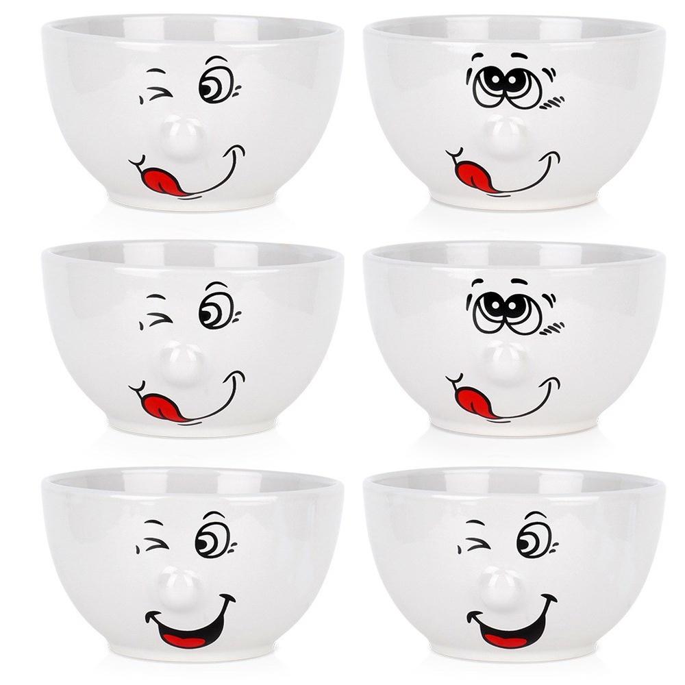 6x Miseczka Miska na Zupę Płatki Surówki Przekąski Salaterka Ceramiczna