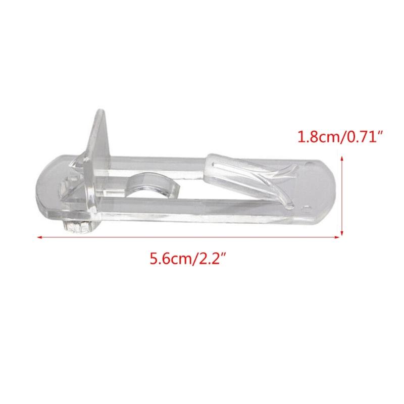 Pack of 30 Shelf Support Peg Clear Plastic Cabinet Shelf Pins Self-Locking Bracket Clip for Supporting Furniture Kitchen