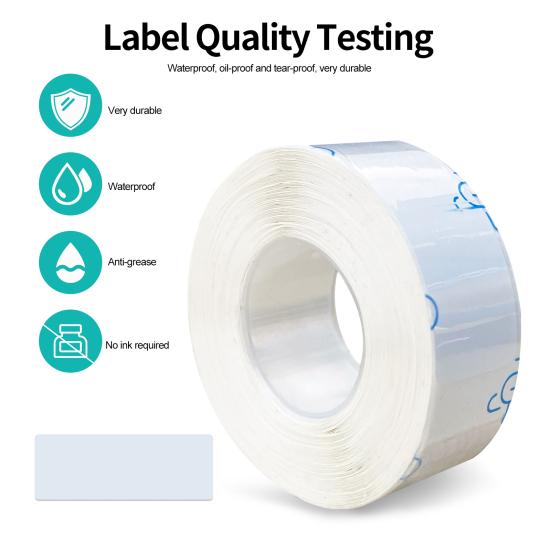 Thermal Label Printer USB Rechargeable One-Click Operation Multi-Function Mini Portable