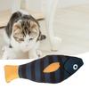 Katze Quietschspielzeug Weiche realistische Simulation Fisch Haustier Kauen Molar Interaktives Spielzeug Bissfestes Plüschkätzchen Quietschspielzeug für Haustier