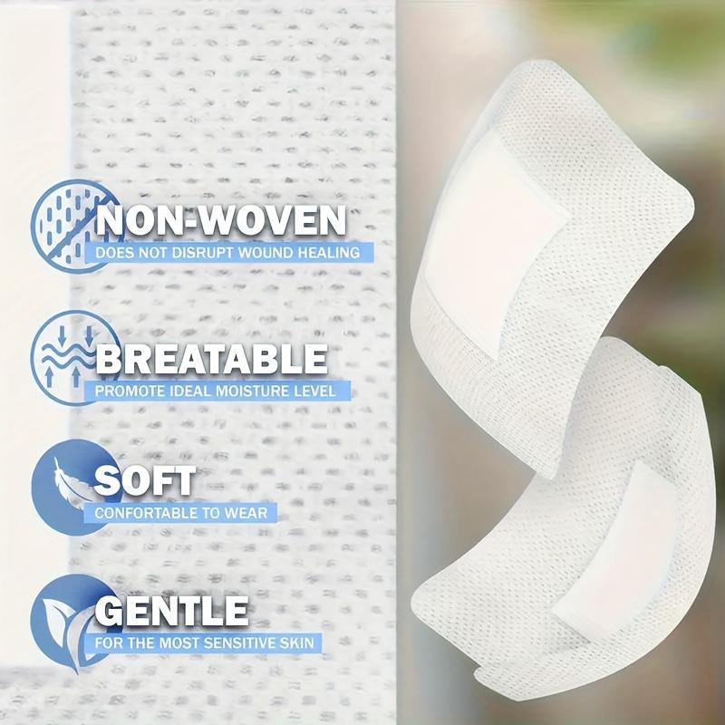 Waterproof And Breathable Bath Patches - Gentle Adhesion, Skin-Friendly, Easy To Replace, No Latex Gauze Pads