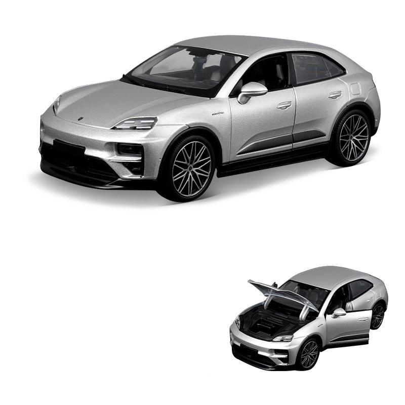 

Bburago 1:24 Porsche Macan EV SUV Alloy Luxy Car Model Diecast Metal New Energy Electric Vehicles Car Model Simulation Kids Gift
