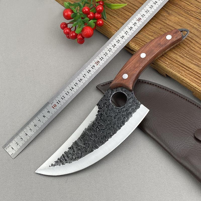 Schmieden Küchenmesser Chef Ausbeinmesser Metzger Schneiden Fleischerbeil Angelmesser Kochmesser