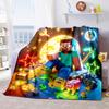 Classic Entertainment Sandbox Xbox Games Minecraft  Blanket, Home Warming, Four Season Bed Decoration, Sofa Cover, Flannel Throwing Blanket K4