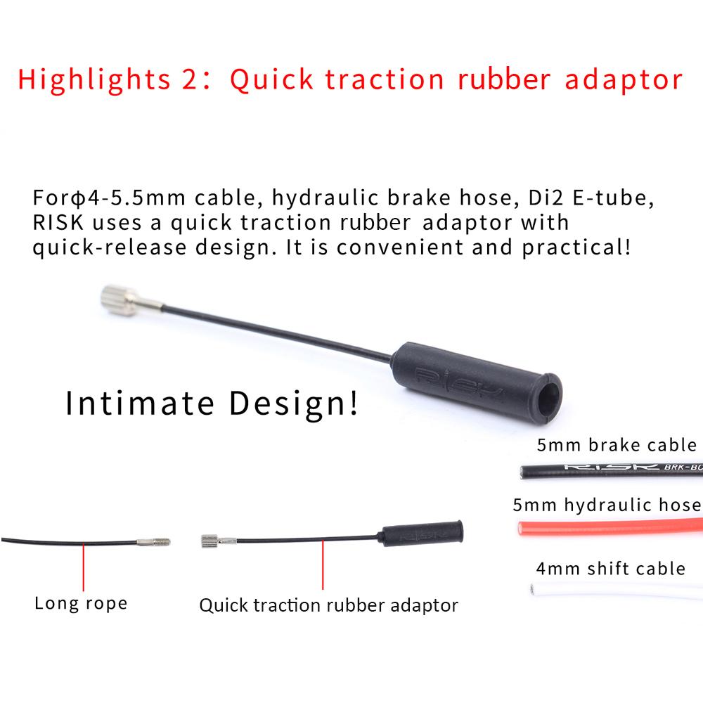 Nástroj pro vnitřní vedení kabelů na kole Ocelové kolo Vyměnitelné řazení drátů pro horská silniční kola