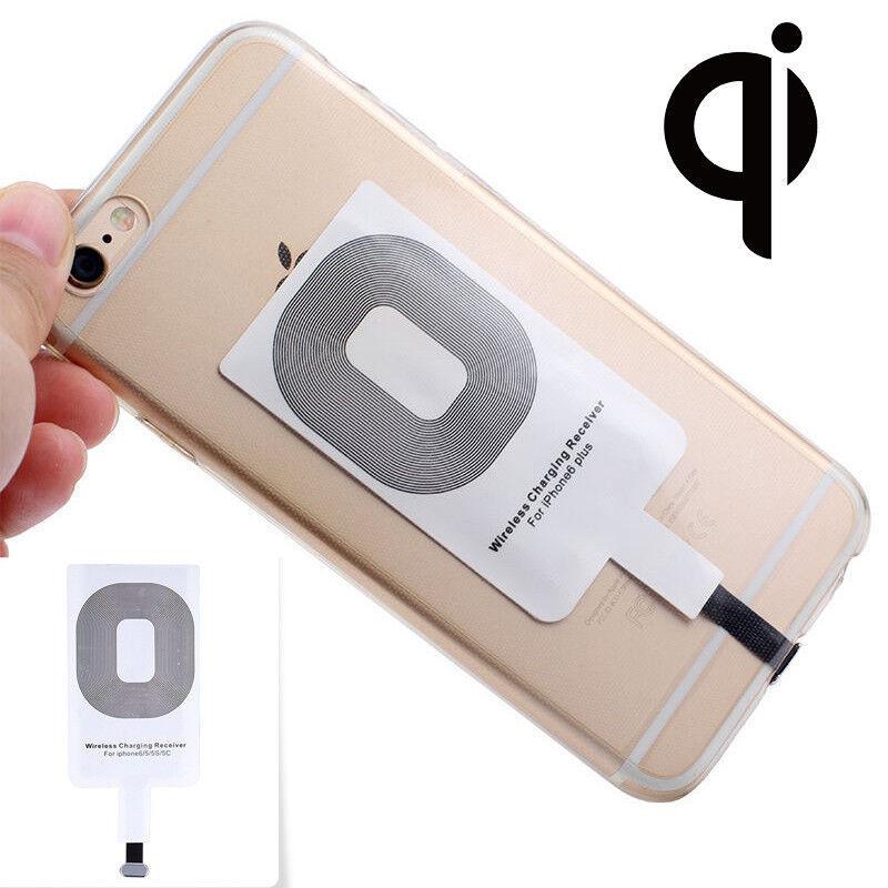 Qi Kabelloses Ladegerät Adapter Ladeempfänger Für Iphone Samsung Andriod Typec
