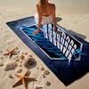 Wings Of Liberty Beach Towel, Super Soft Microfiber, Gift for Her/Him, Birthday, for Pool, Beach, Travel, Home Decor Fan gifts
