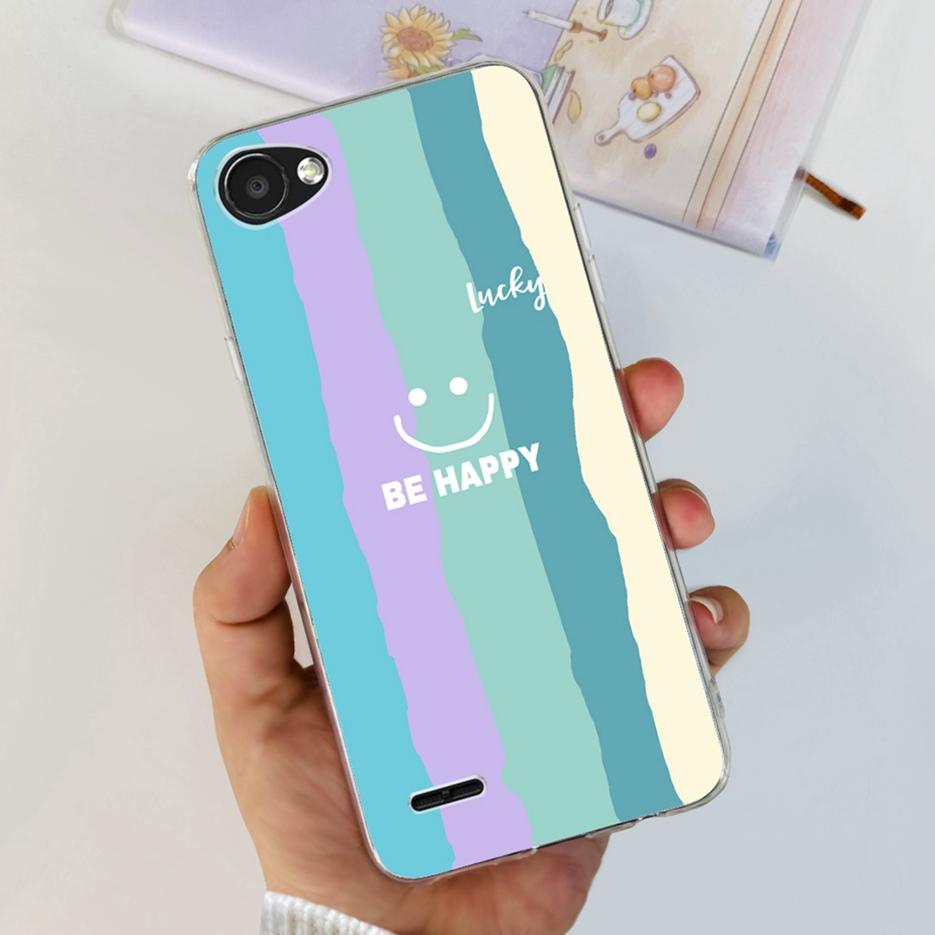For LG Q6 Case M700 M703 Cute Painted Cover Soft Silicone Phone Case For LG Q6 Q6+ LGQ6 Back Cover Bumper For LG Q6 5.5'' Fundas