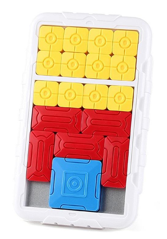Huarong Road Slide Puzzle Games 500+ Challenges Brain Teaser Puzzle Toys for Kids Logical Thinking Educational Toy Birthday Gift