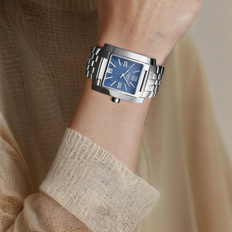 TISSOT Quartz Movement 30m Water Resistance Men's Watches Watch Blue Dial Stainless Steel Case T60.1.581.43
