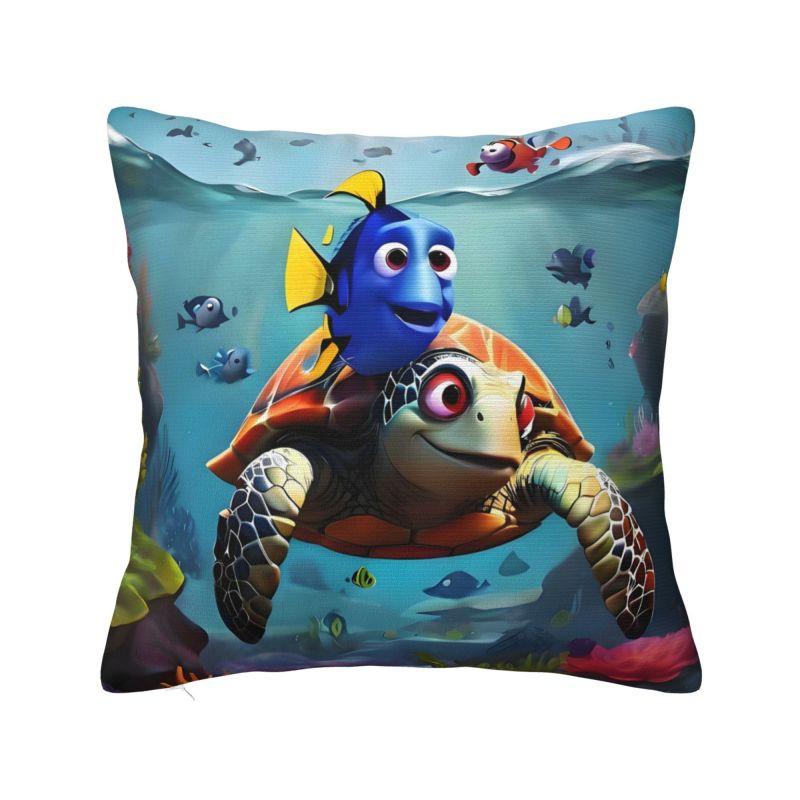 Anpassat Disney-film Hitta Nemo Kuddfodral 40x40cm Soffa Anime Kawaii Modernt Kuddfodral Bil Kuddfodral