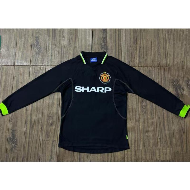 Source Direct Supply Retro Long-sleeved Jersey Real Madrid Barcelona Manchester United Juventus Liverpool Embroidery Sports Ball