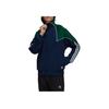 Adidas Originals Big Trefoil Abstract Color Block Logo Zip Jacket Men Jacket Green GE6235
