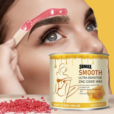 Quick Painless Hair Removal Wax Beans with Honey Ingredient for Everyone No Residue Daily Care
