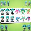 7Cm 6Style Random Hatsune Miku Virtual Singer Anime Action Figure 3D Pvc Model Character Cosplay Accessories Cute Lovely Kids