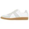 Tênis de Skate Estilosos de Cano Baixo Réplica de Pele de Bezerro 3cm Feminino Branco Sujo S58WS0109P1895T1016