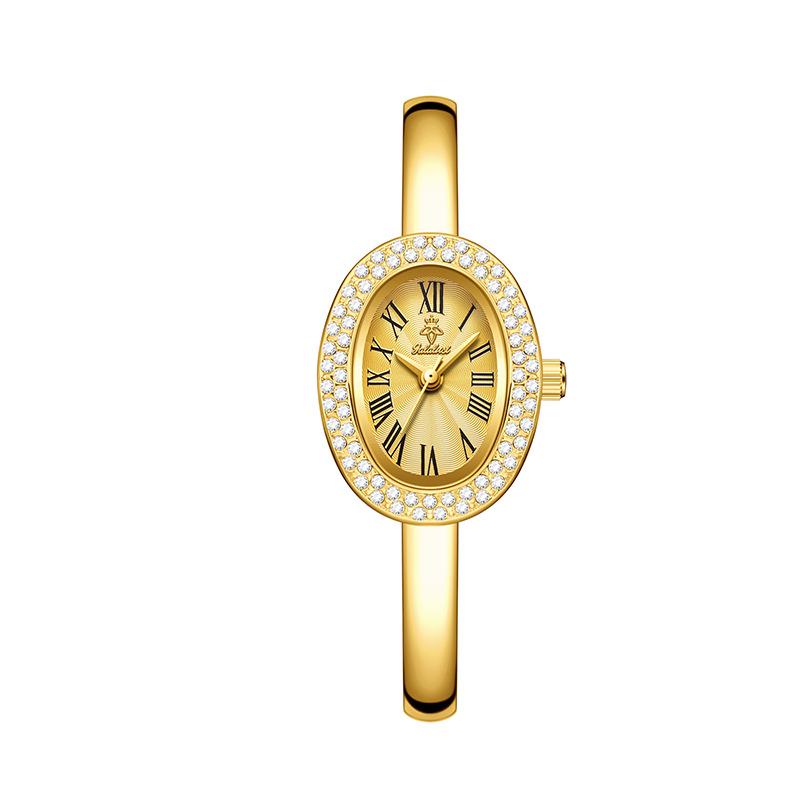 Yalan Loshi Retro Women'S Watch Integrated Bracelet Watch Quartz Movement Women'S Watch Simple Women'S Watch