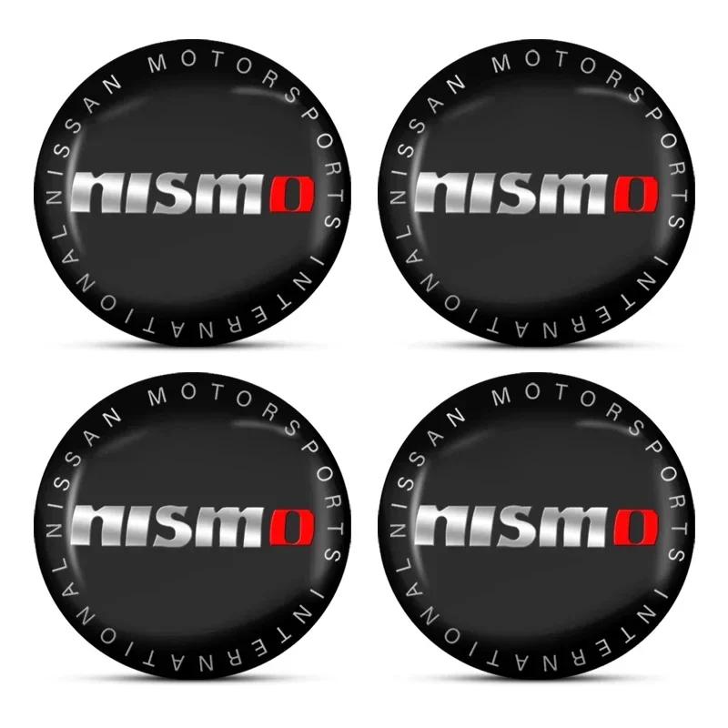 

4Pcs Auto Badge Wheel Center Hub Caps Rim Caps Covers emblem For Nissan Sylphy Teana X Trail T30 T32 Almera Qashqai J10 Nismo