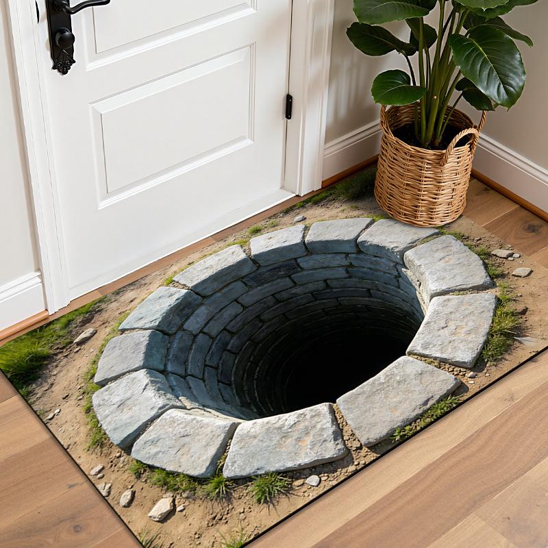 3D Visual Trap Floor Mat, New Bathroom Floor Mat, Entrance Door Mat, Entrance Door Mat, Entrance Door Mat