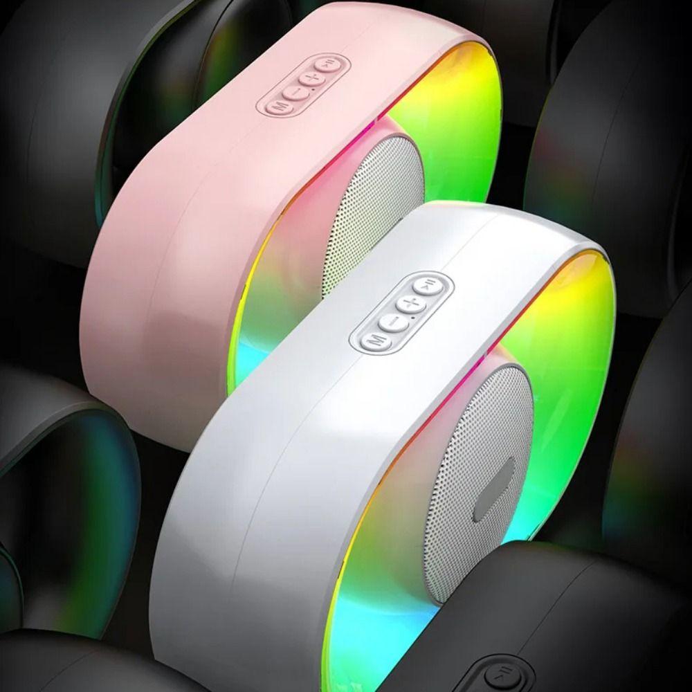 With RGB Lighting Wireless Sound Box Magnetic Portable Subwoofer  Travel Outdoor