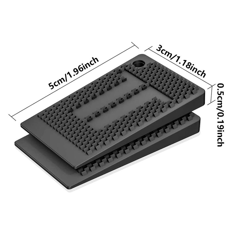 

10PCS Adjustable Plastic Furniture Table Levelers Leveling Shims Height Wedges Furniture Gasket Table Chair Balance Foot Gasket чёрный