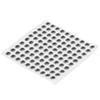 100PCS Pack Fishing Lure Eye 9mm 3D Realistic Fishing Eyes for Making Fishing BaitSilver