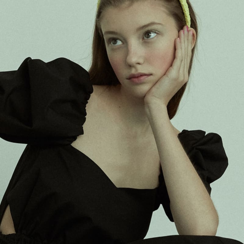 Elizabeth Moments Acid Green Jacquard Headband