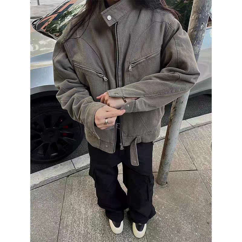 2024 Herren Modische Locker Geschnittene Jacke - Hongkong, Japanischer Harajuku, Koreanische Stile - Frühjahr/Herbst Kollektion