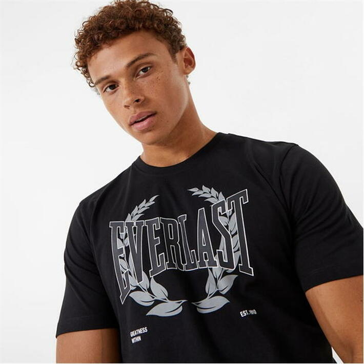 Everlast Black Men's T-Shirt Laurel, Size L