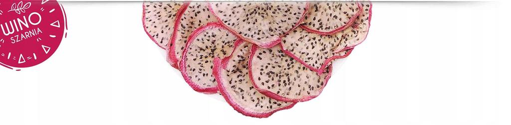 Smoczy Owoc Plastry Biały Pitaja, Dragon Fruit - 50g