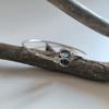 Silver Bracelet with London Blue Topaz 1.971ct, Cubic Zirconia, Item Weight 7.92 G (2206699)