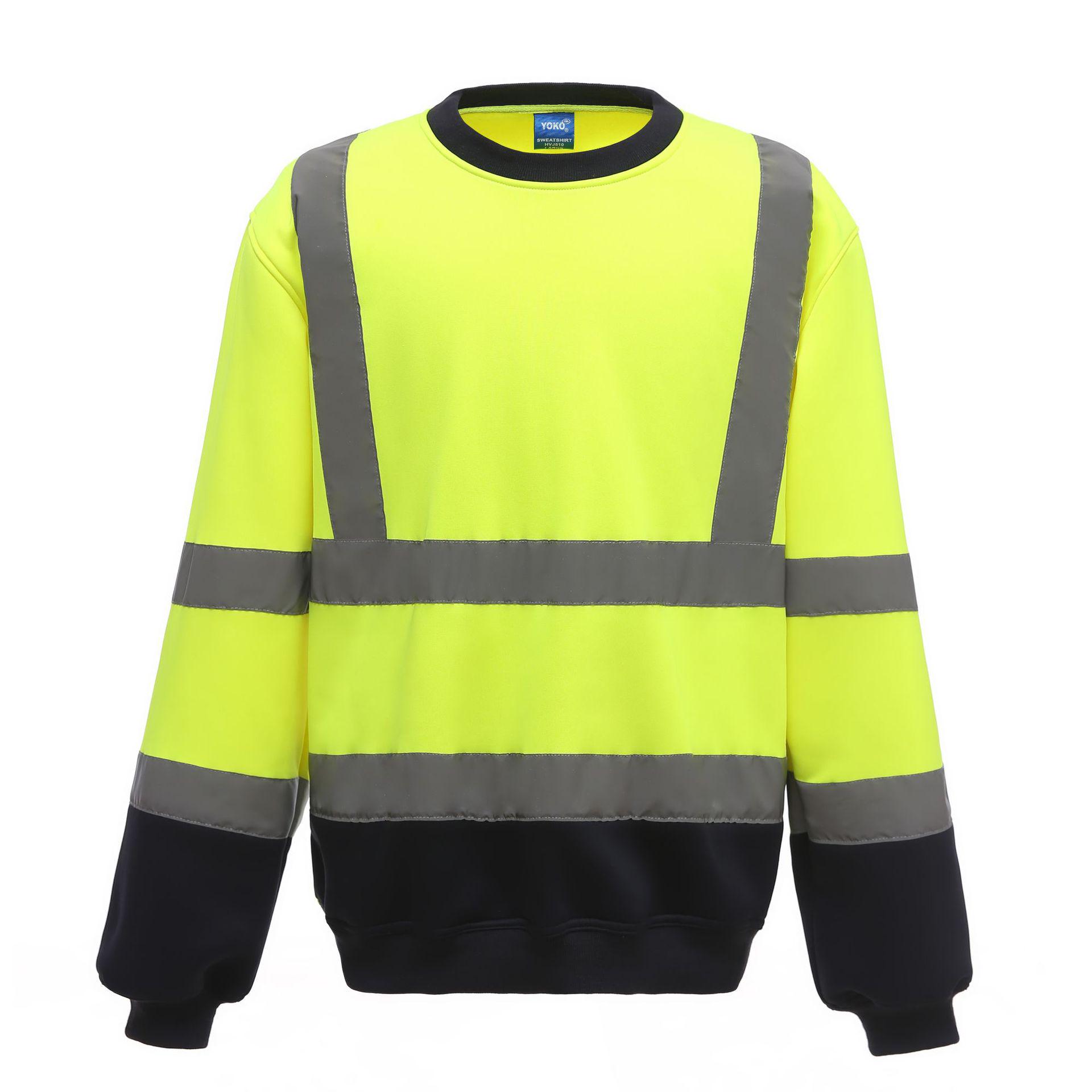 

Reflective Hooded Sweatshirt for Outdoor Construction - Cold-Proof Safety Wear