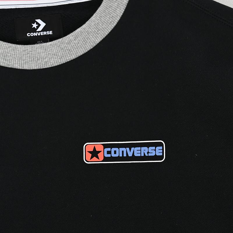 New Converse Loose Fit Ringer Crew Neck 10028407-A01