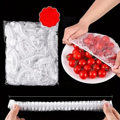 Wiederverwendbare elastische Stretch-Frischhaltebeutel, Küchen-Essgeschirr-Teller-Brotgär-Lebensmittelaufbewahrungsabdeckungen, Universelle Küchen-Frischhaltefolie