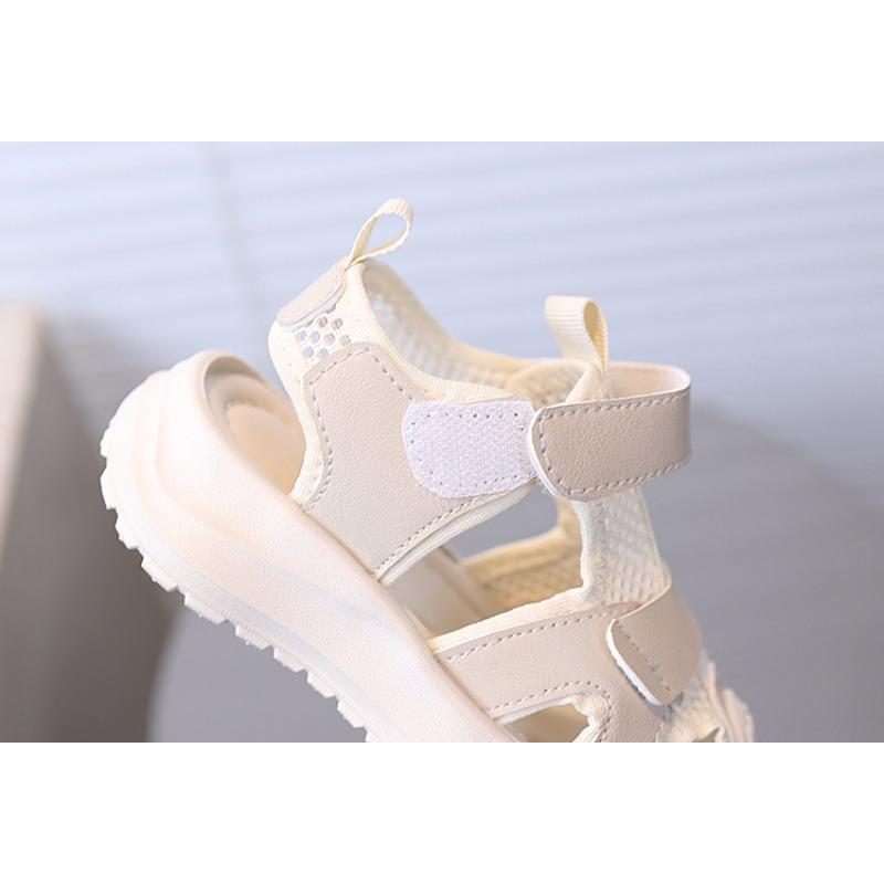 New Summer Boys' Sandals – Children's Mesh Breathable Sneakers, Girls' Soft-Sole Anti-Slip Closed-Toe Beach Shoes