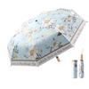 MAYDU 8-Rib UV Protection Folding Sun/Rain Umbrella