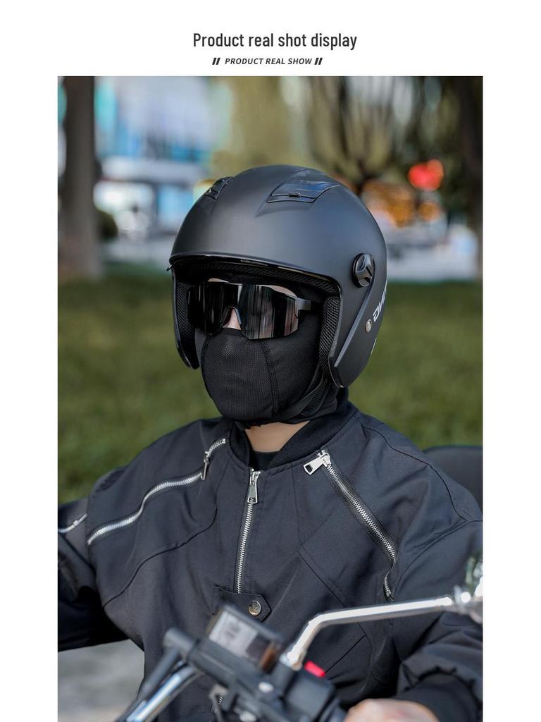 Warme Fleece- Sturmhaube: Winddichte Vollgesichts-Motorrad-Skimaske für Männer & Frauen