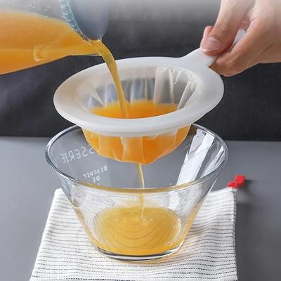 1 Stück Nylon-Filtergewebe Ultrafein 100/200/400 Maschen Siebe Sieblöffel Sojamilchfilter Saft Kaffee-Siebe Küchenhelfer