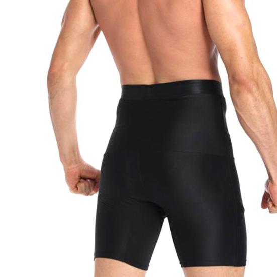 Bărbați Modelator Talie Slăbire Elastic Talie Înaltă Control Abdomen Skinny Exercițiu Compresie Aplatizează Abdomenul Boxeri Bărbați Îmbrăcăminte Bărbați