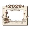 Elegant Wooden Picture Frame Solid Wood Photo Frame Specially Designs for 2026 Graduate to Display Treasure Moment