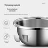 Durable 304 Stainless Steel Multi-Purpose Kitchen Basin: Noodle, Soup, Vegetable Wash, Egg Beating, and Seasoning Jar.